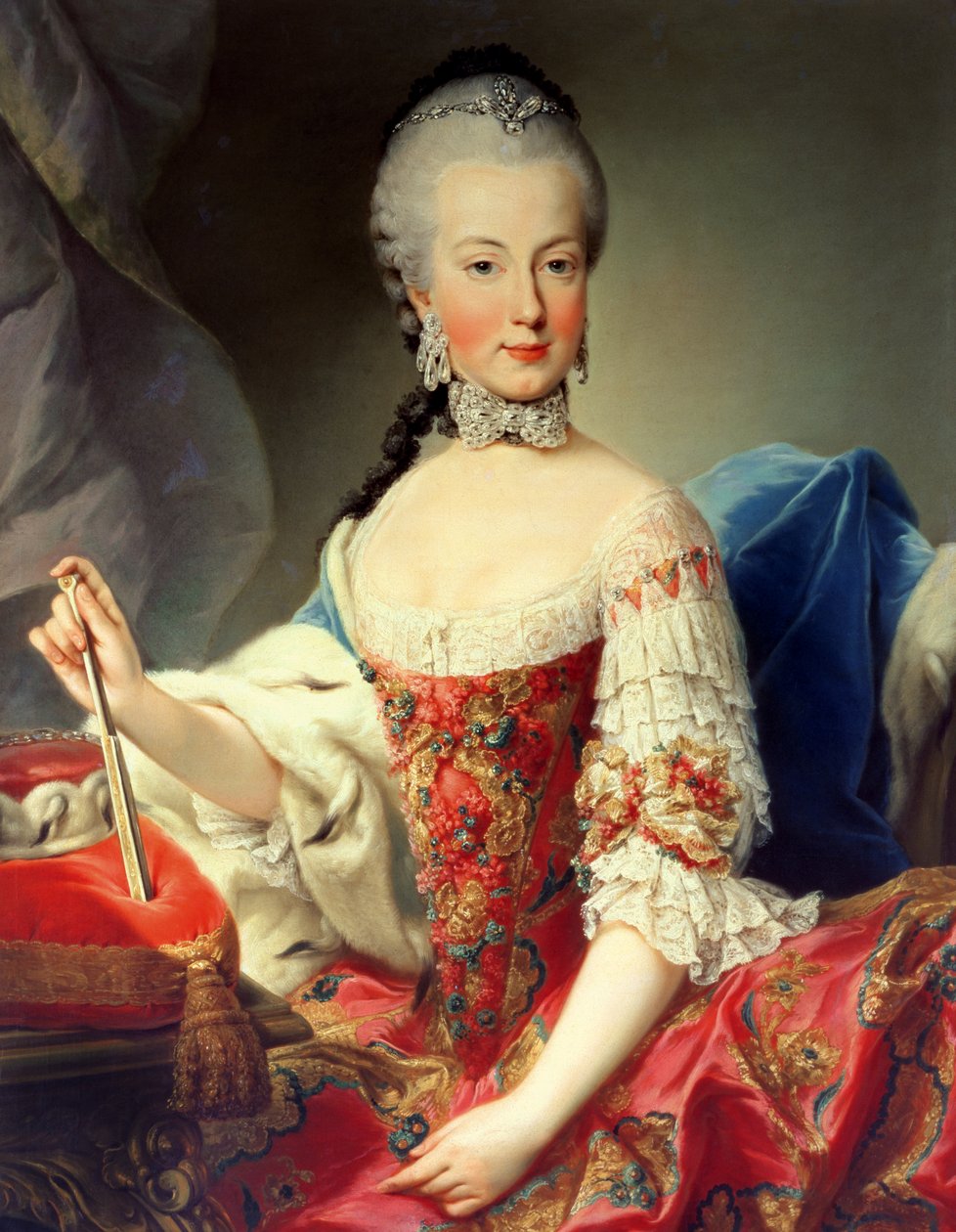 マリアアマリア大使ハプスブルク-ロートリンゲン（1746-1804）、オーストリアのマリアテレジア皇后（1717-80）とフランシス1世（1708-65）の8番目の子 作： Martin II MytensまたはMeytens