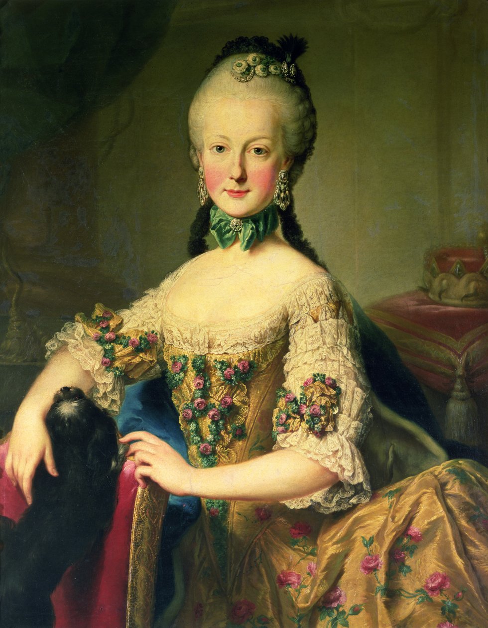 オーストリアのマリアテレジア皇后（1717-80）とフランシス1世（1708-65）の6番目の子、マリアエリザベスハプスブルク-ロートリンゲン大公（1743-1808） 作： Martin II MytensまたはMeytens