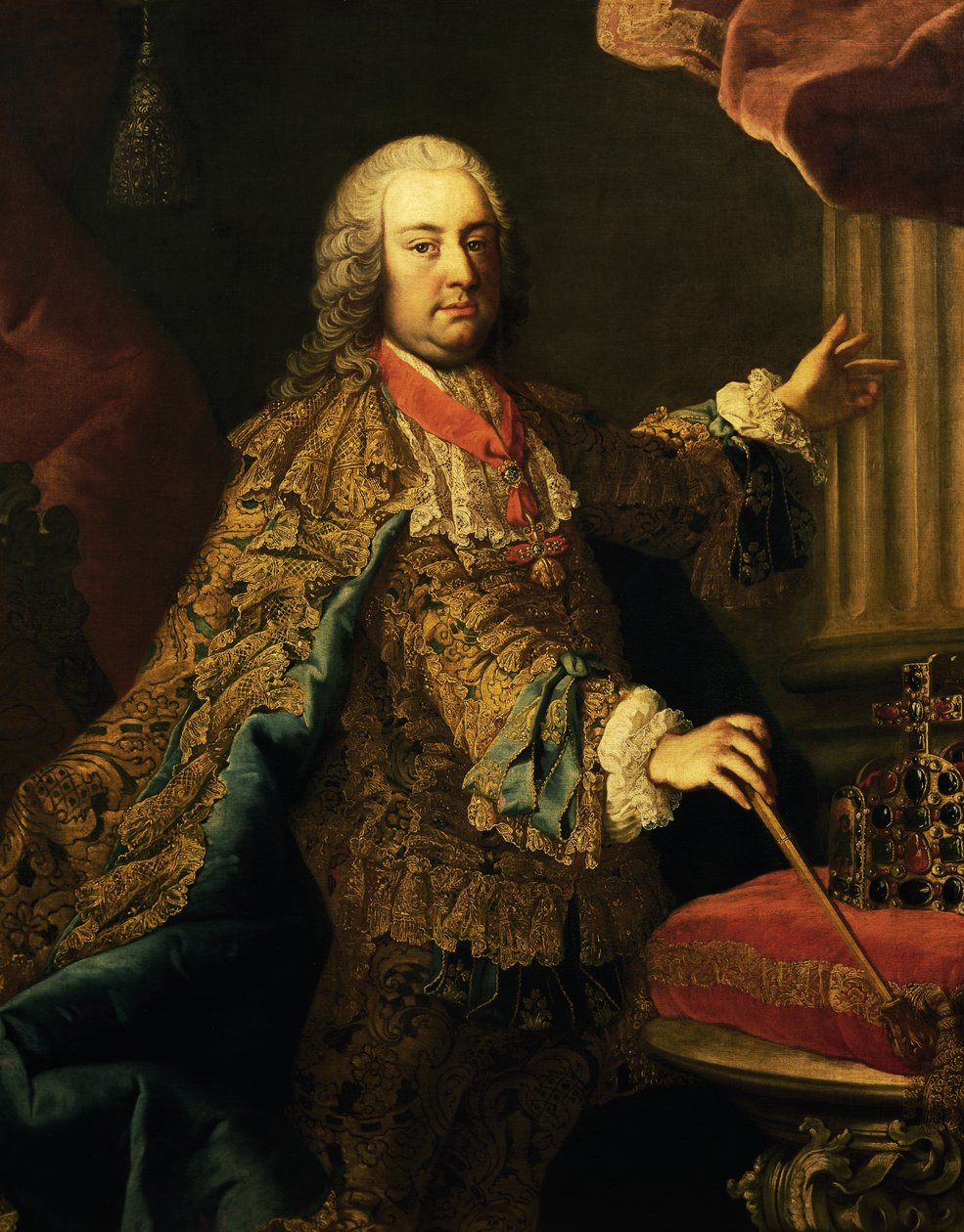 神聖ローマ皇帝フランシスコ1世の肖像（ナンシー 作： Martin II MytensまたはMeytens