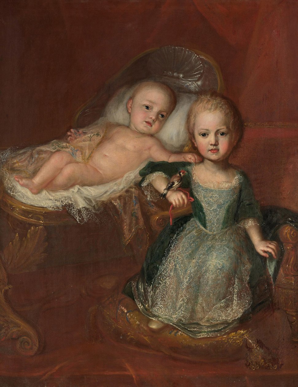 ドイツ語：マックス・エマニュエルの息子、ヨハン・テオドール王子とバイエルンのヨハン・テオドール兄弟とその弟 作： マーティン・マインゴー