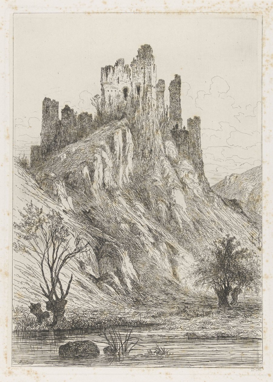 モンテーグル城跡 作： Martinus Antonius Kuytenbrouwer Jr.