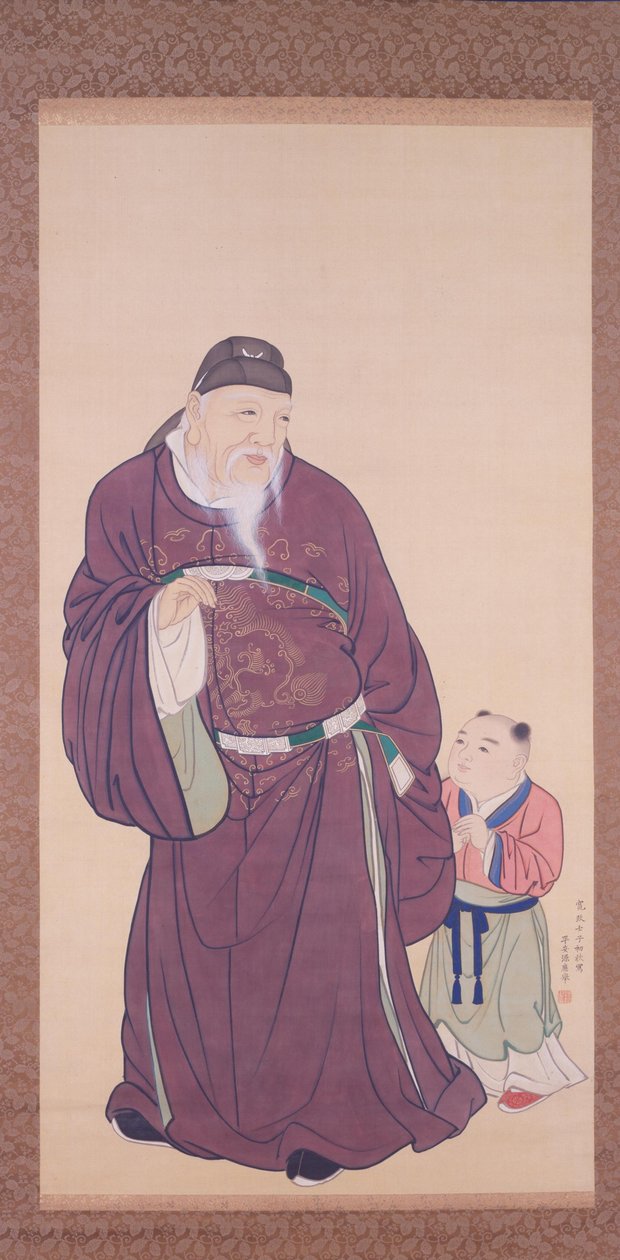 子供と郭子儀 作： 丸山応挙
