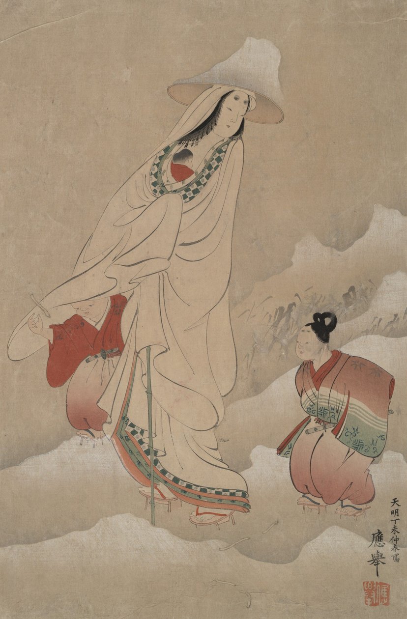 静御前とその子どもたち 作： 丸山応挙