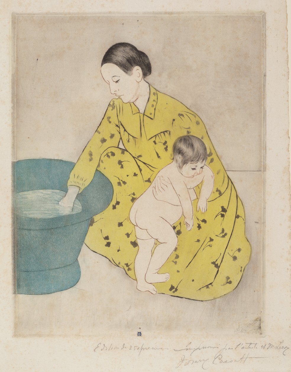 ザ・バス、1890-1891年 作： メアリー・カサット