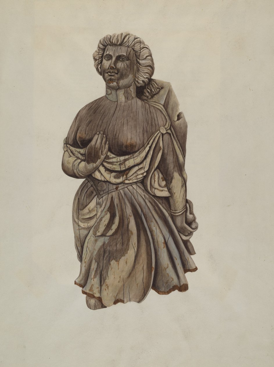 Figurehead Martha, c. 1938. 作： メアリーEヒュームズ