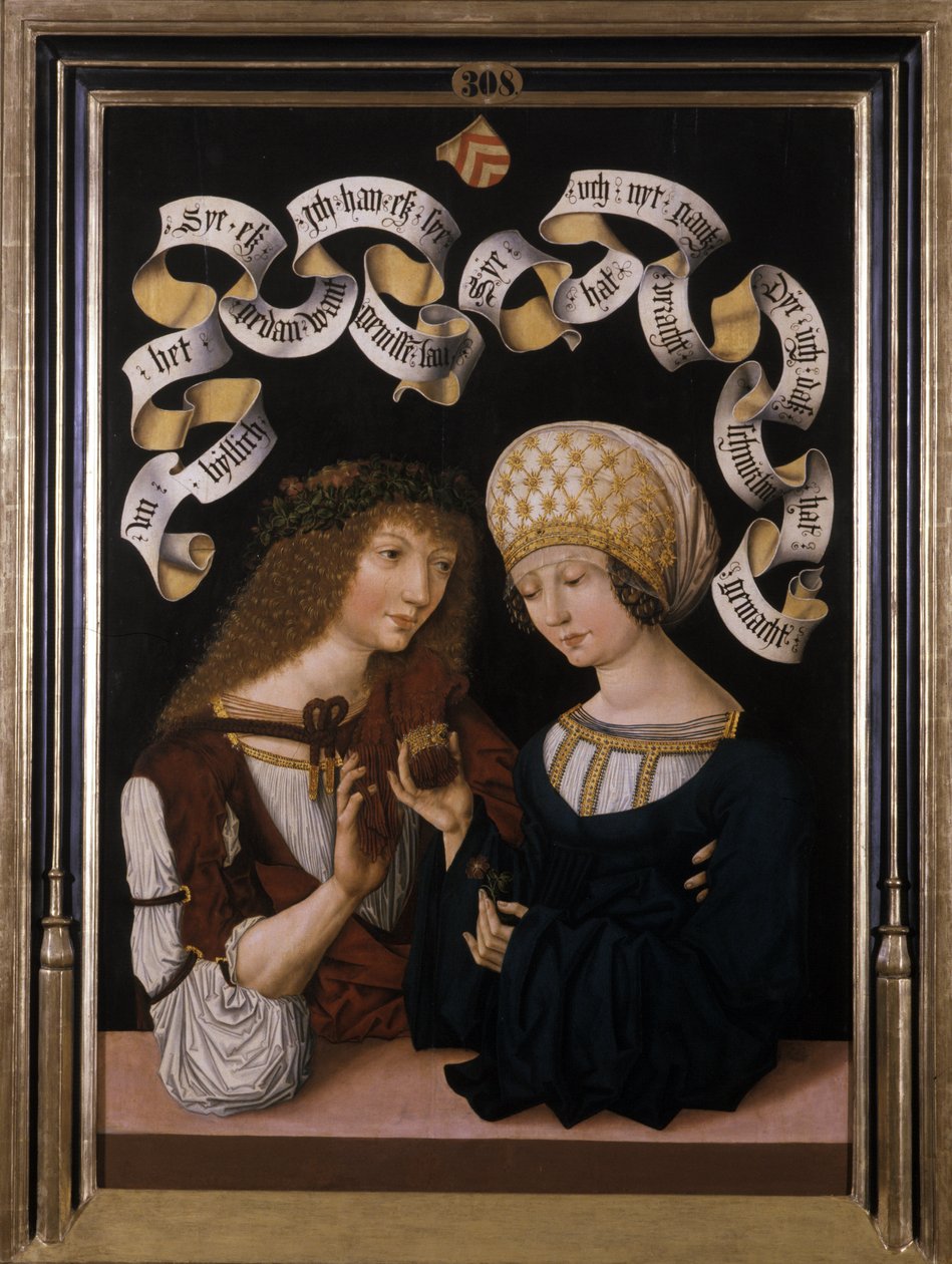 Gothaer Lovers、1480-85 作： ハウスブックのマスター