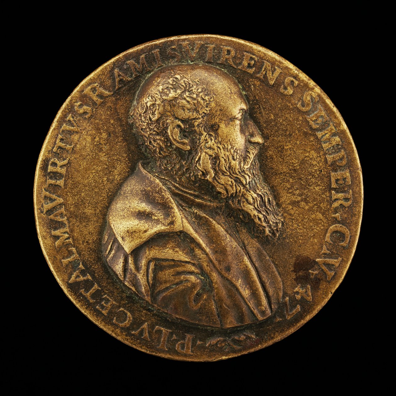 ピエトロ・ラウロ、1508年生まれ、モデナの詩人・学者［裏面］、1555年。 作： マスターIAVF