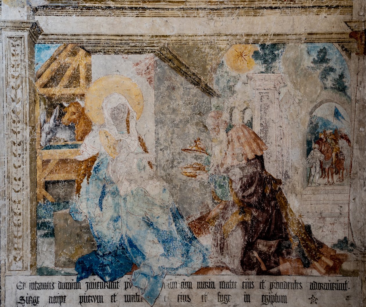 ハイリヒクロイツタールにあるメスキルヒの巨匠によるフレスコ画-WUS07858 作： メスキルヒの巨匠
