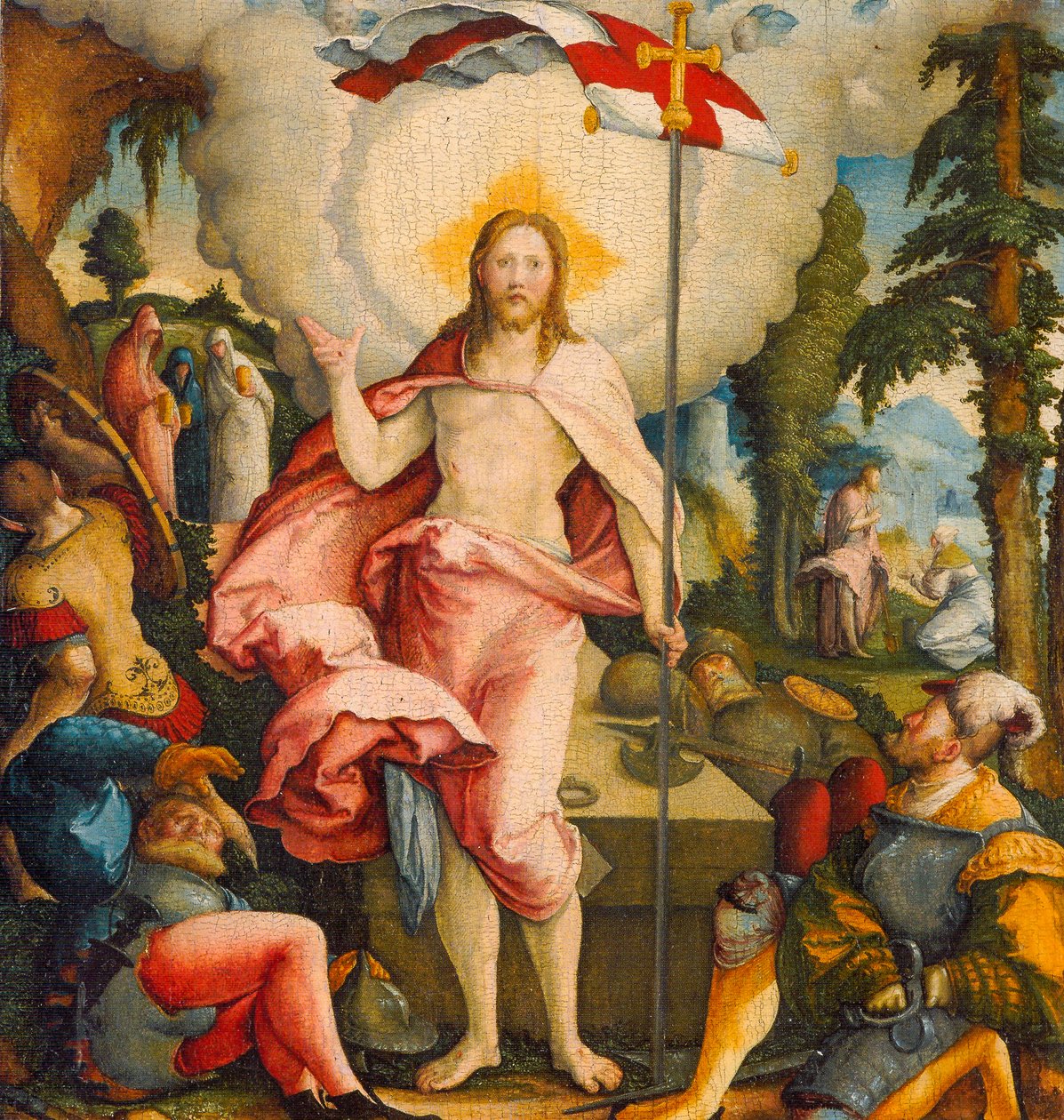 ドイツ語：Die Auferstehung Christi und Noli me tangere キリストの復活とノリ・メ・タンジェレ 作： メスキルヒの巨匠