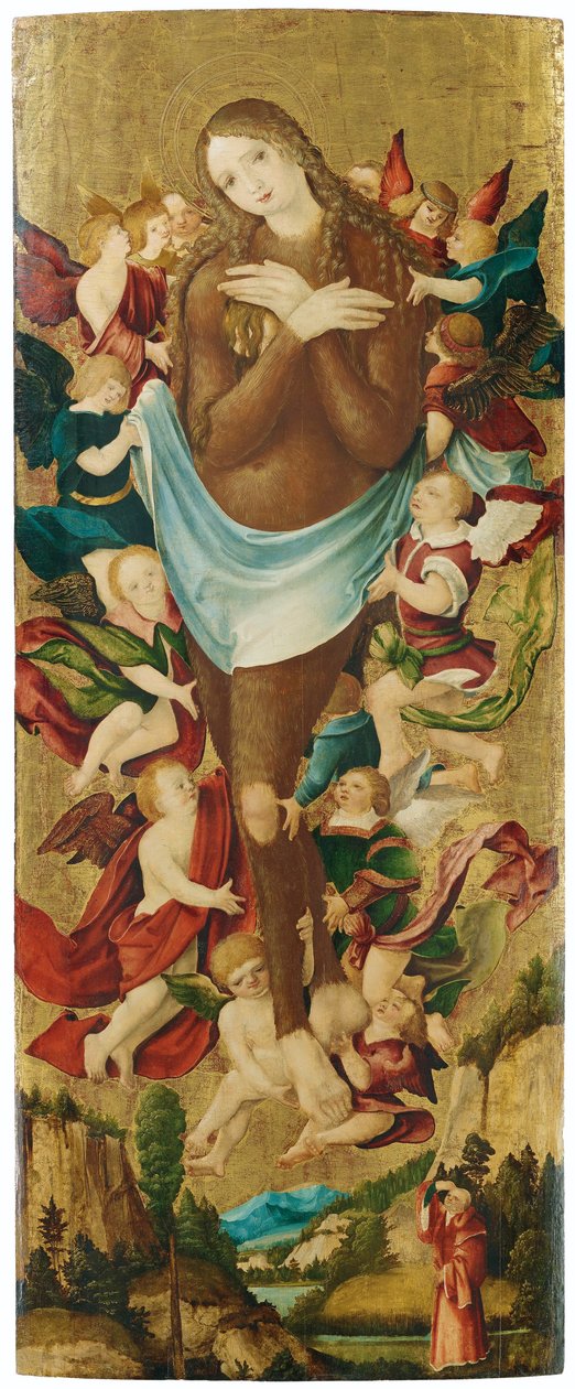 ドイツ語： Erhebung der Maria Magdalena マグダラのマリアの昇天 作： メスキルヒの巨匠