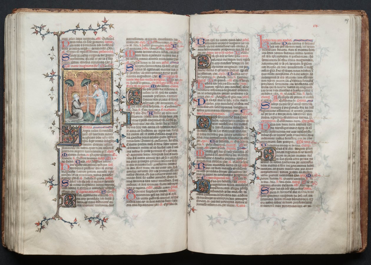 ゴータ・ミサールFol.117r、テキスト、1375年頃。 作： ボケテの達人