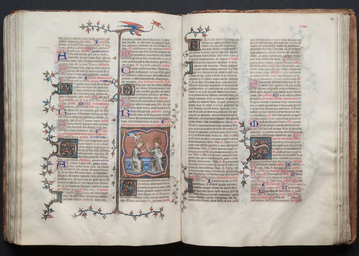 ゴータ・ミサールFol.120r、テキスト、1375年頃。 作： ボケテの達人