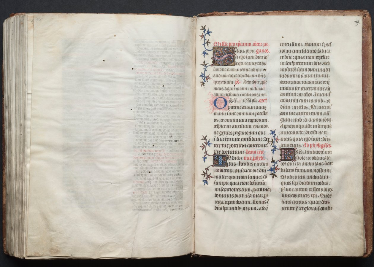 ゴータ・ミサールFol.158v、テキスト、1375年頃。 作： ボケテの達人