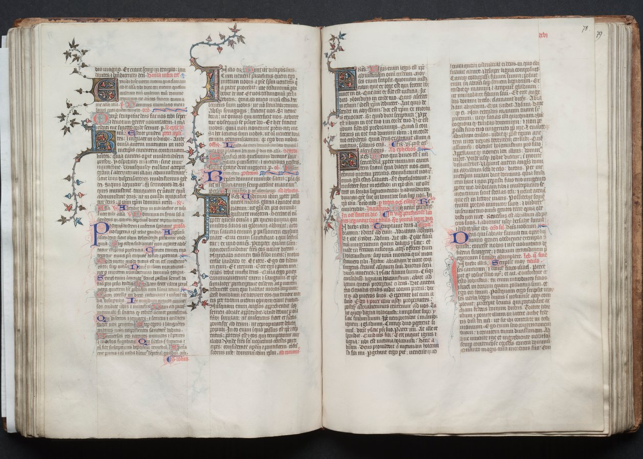 ゴータ・ミサールFol.78r、テキスト、1375年頃。 作： ボケテの達人