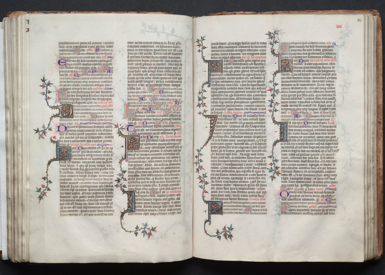 ゴータ・ミサールFol.84r, Text, c. 1375. 作： ボケテの達人