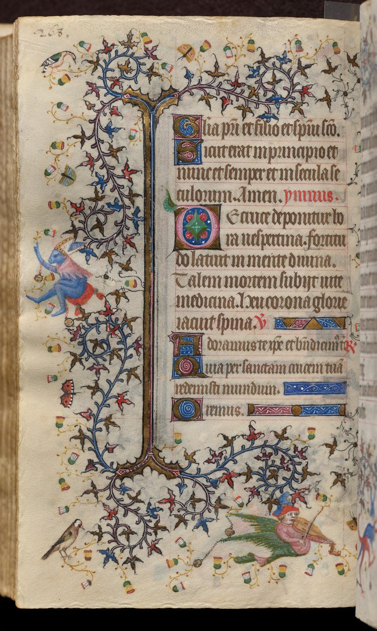 ナバラ王シャルル・ザ・ノーブル（1361-1425）の時：134葉、本文 作： ブリュッセルイニシャルおよびアソシエイツのマスター