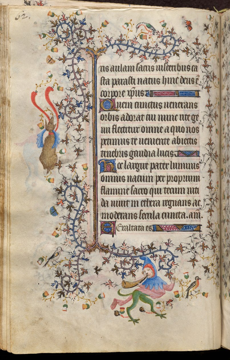 ナヴァール王シャルル（1361-1425）の時: 31v, テキスト 作： ブリュッセルイニシャルおよびアソシエイツのマスター
