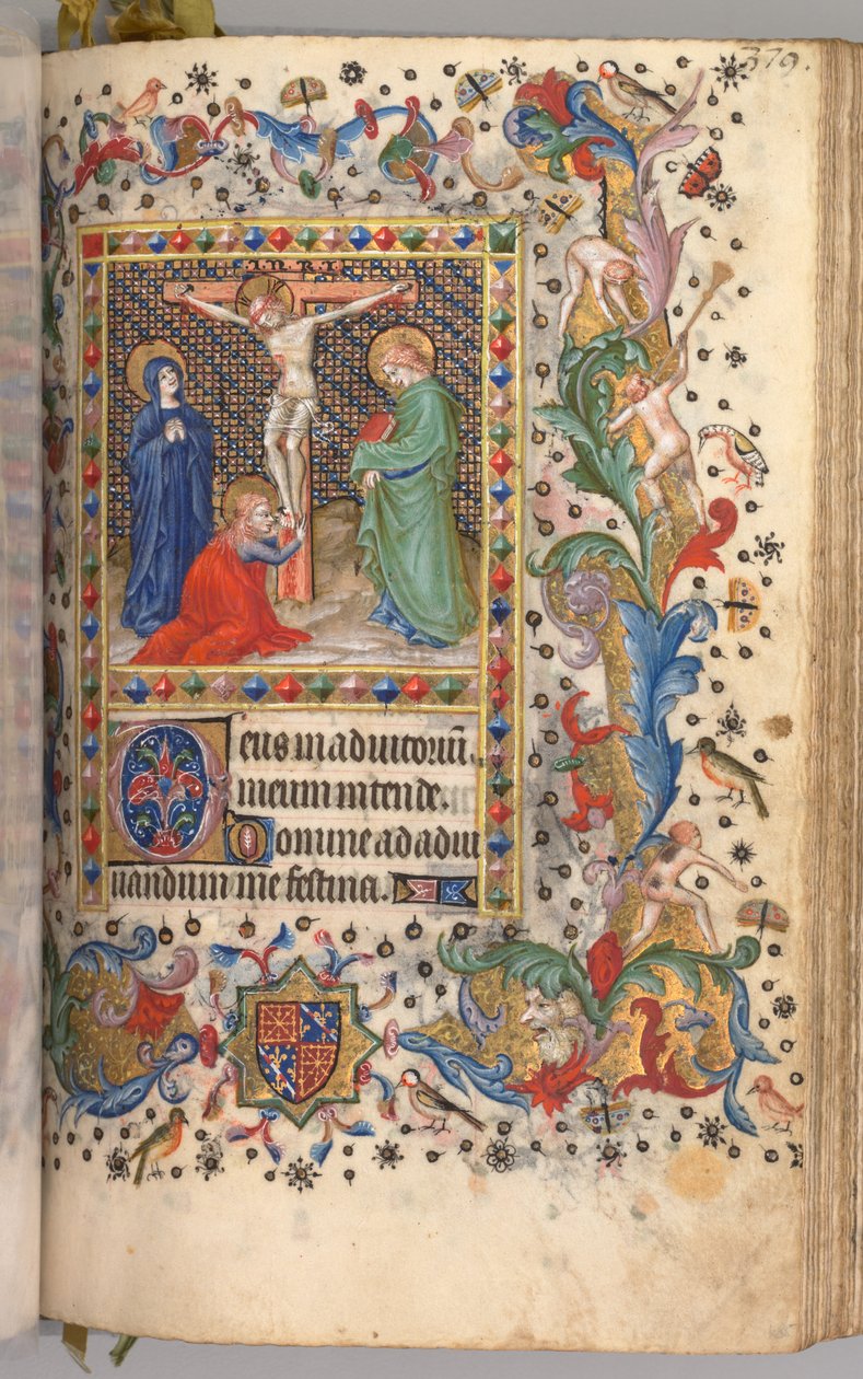チャールズザノーブル、ナヴァール王1361-1425の時間：fol。 185r、はりつけ、c。 1405年。 作： ブリュッセルイニシャルおよびアソシエイツのマスター