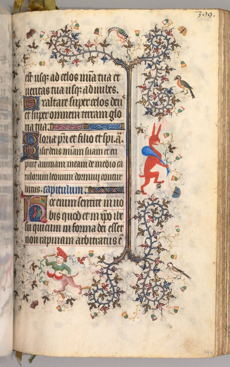チャールズザノーブル、ナヴァール王1361-1425の時間：fol。 194r、テキスト、c。 1405年。 作： ブリュッセルイニシャルおよびアソシエイツのマスター