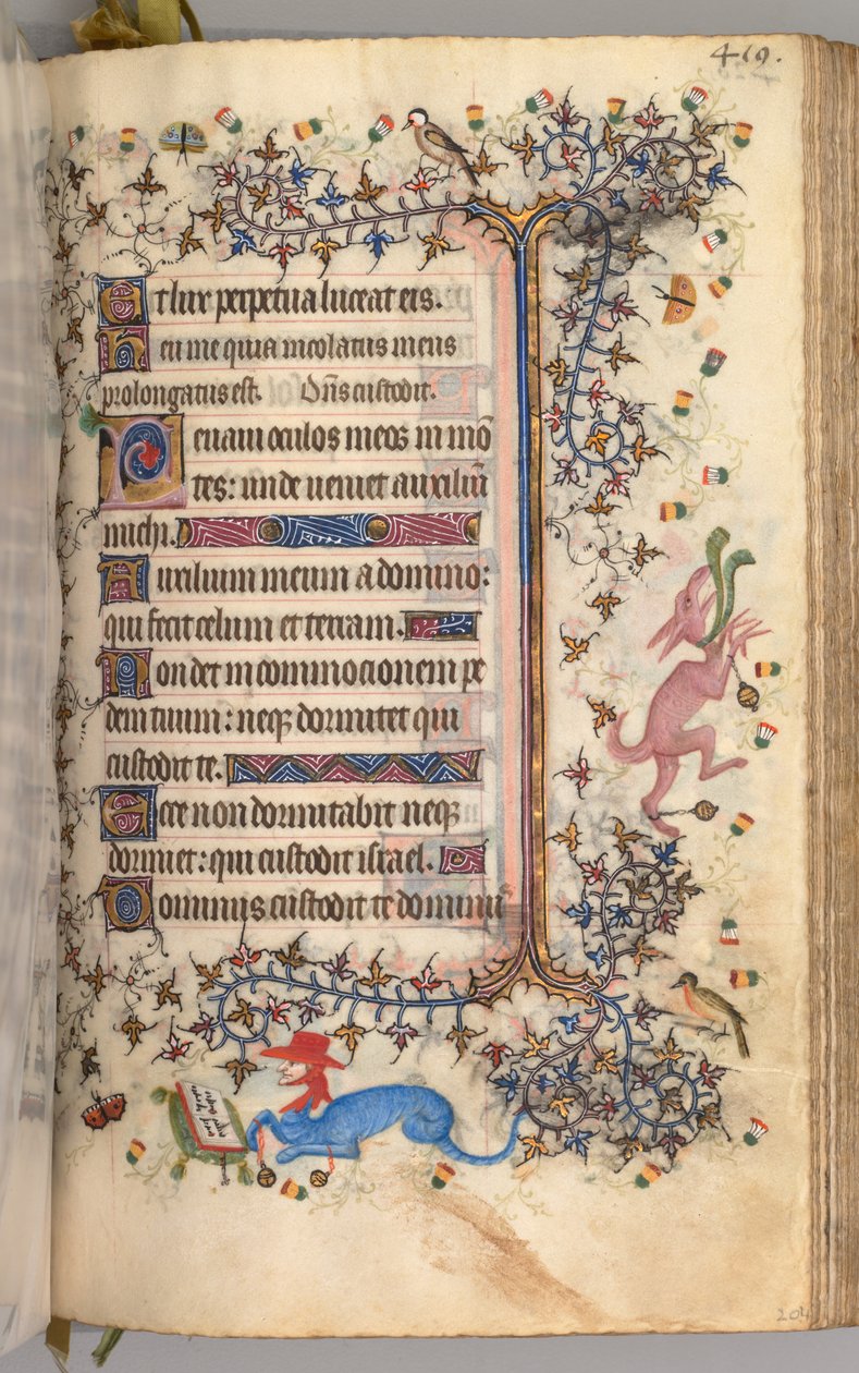 チャールズザノーブル、ナヴァール王1361-1425の時間：fol。 204r、テキスト、c。 1405年。 作： ブリュッセルイニシャルおよびアソシエイツのマスター