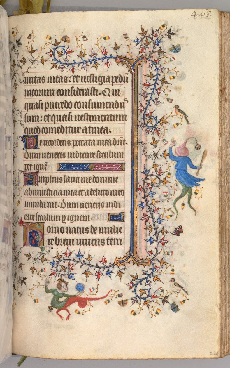 チャールズザノーブル、ナヴァール王1361-1425の時間：fol。 226r、テキスト、c。 1405年。 作： ブリュッセルイニシャルおよびアソシエイツのマスター