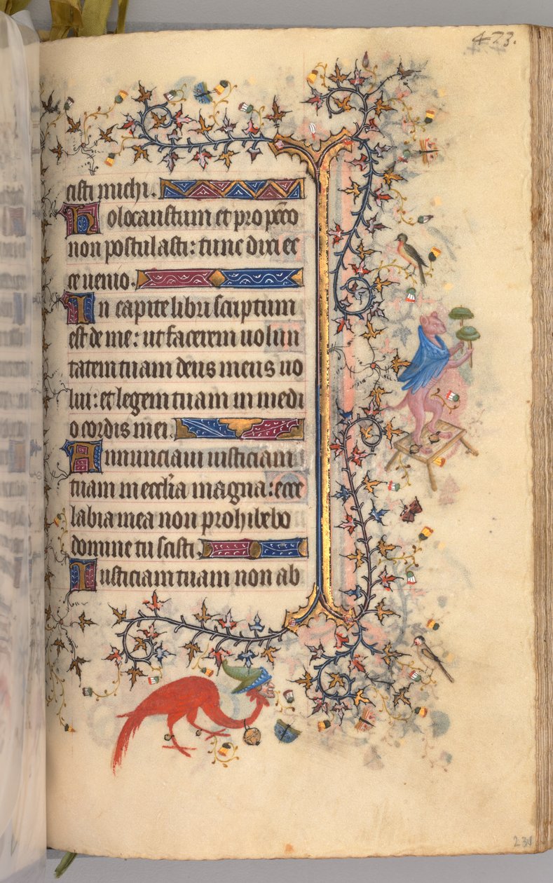 チャールズザノーブル、ナヴァール王1361-1425の時間：fol。 231r、テキスト、c。 1405年。 作： ブリュッセルイニシャルおよびアソシエイツのマスター