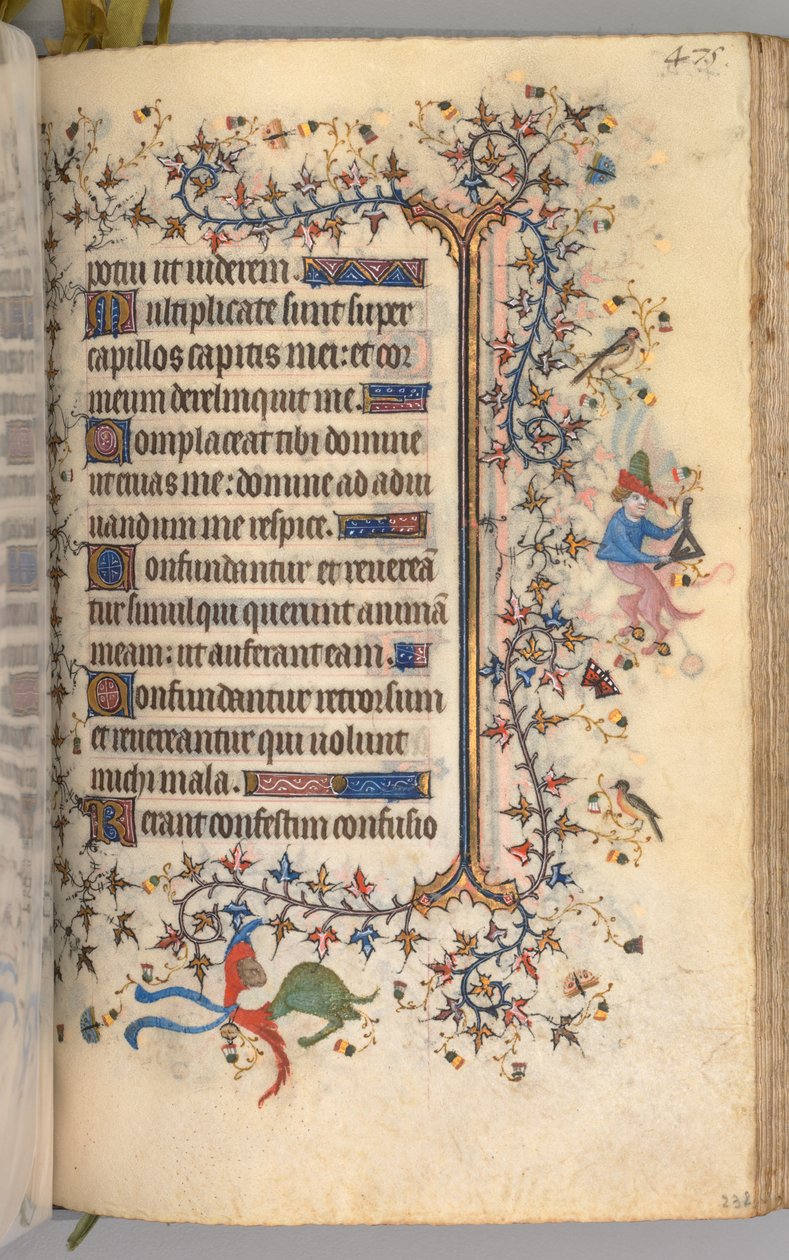 チャールズザノーブル、ナヴァール王1361-1425の時間：fol。 232r、テキスト、c。 1405年。 作： ブリュッセルイニシャルおよびアソシエイツのマスター