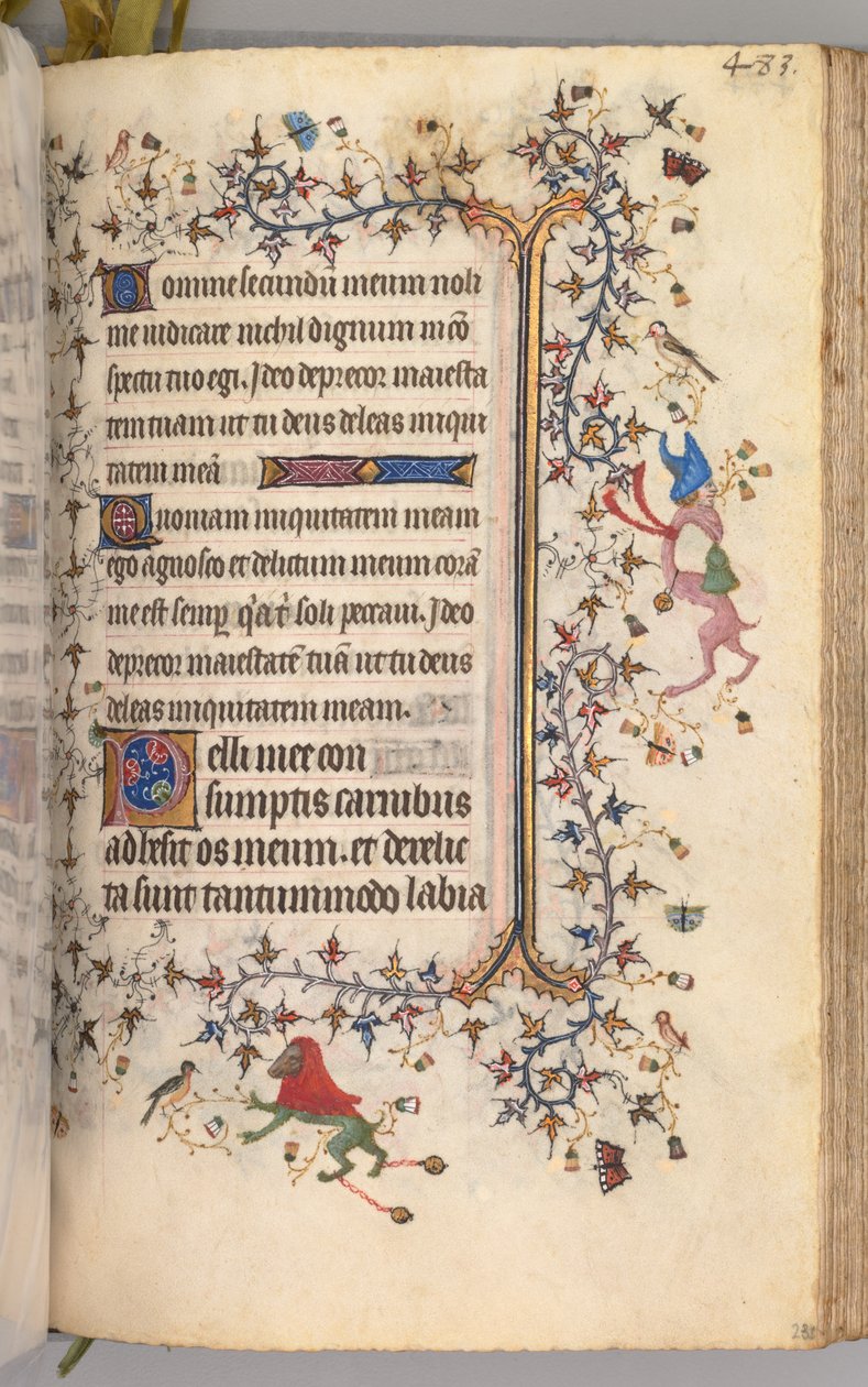 チャールズザノーブル、ナヴァール王1361-1425の時間：fol。 236r、テキスト、c。 1405年。 作： ブリュッセルイニシャルおよびアソシエイツのマスター