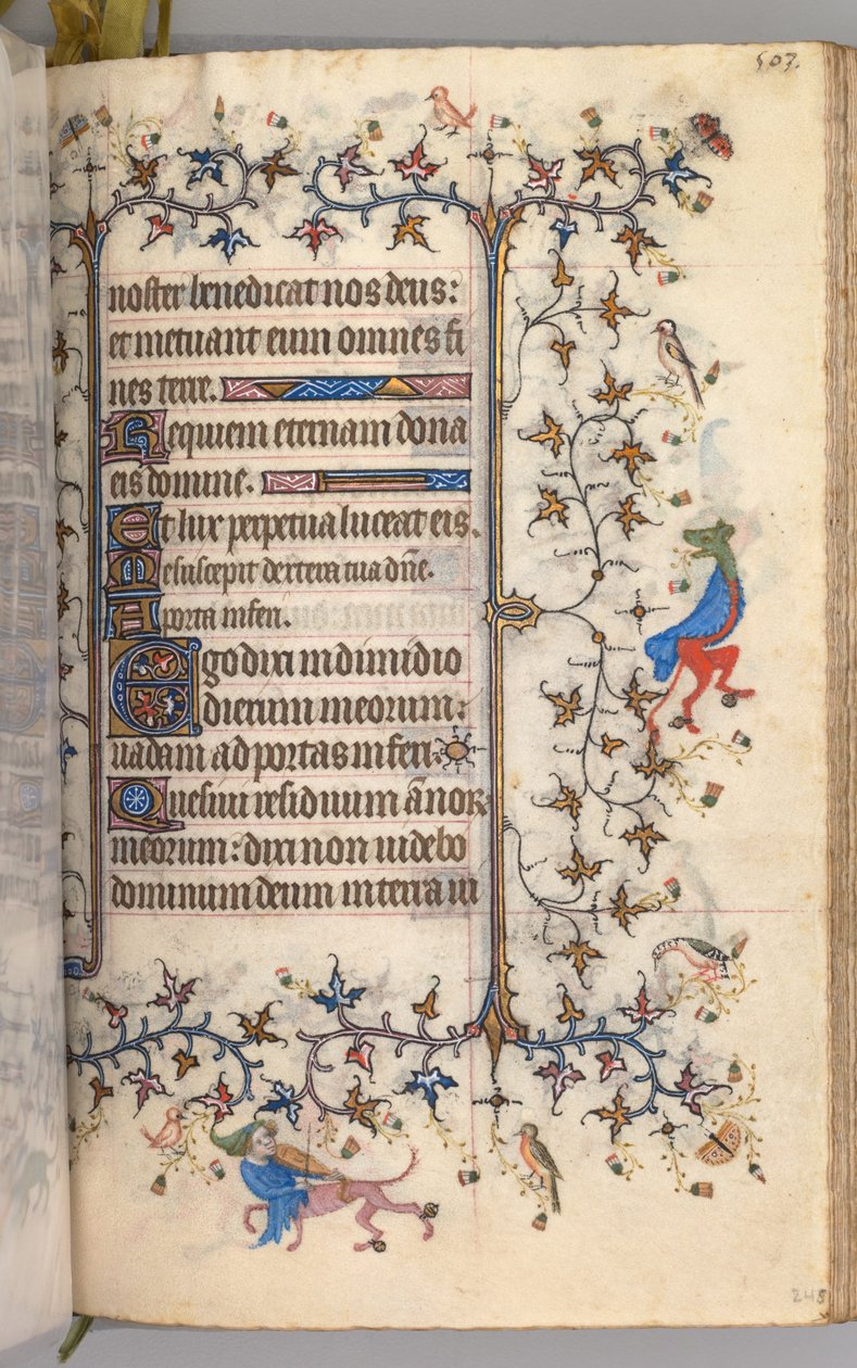 チャールズザノーブル、ナヴァール王1361-1425の時間：fol。 246r、テキスト、c。 1405年。 作： ブリュッセルイニシャルおよびアソシエイツのマスター
