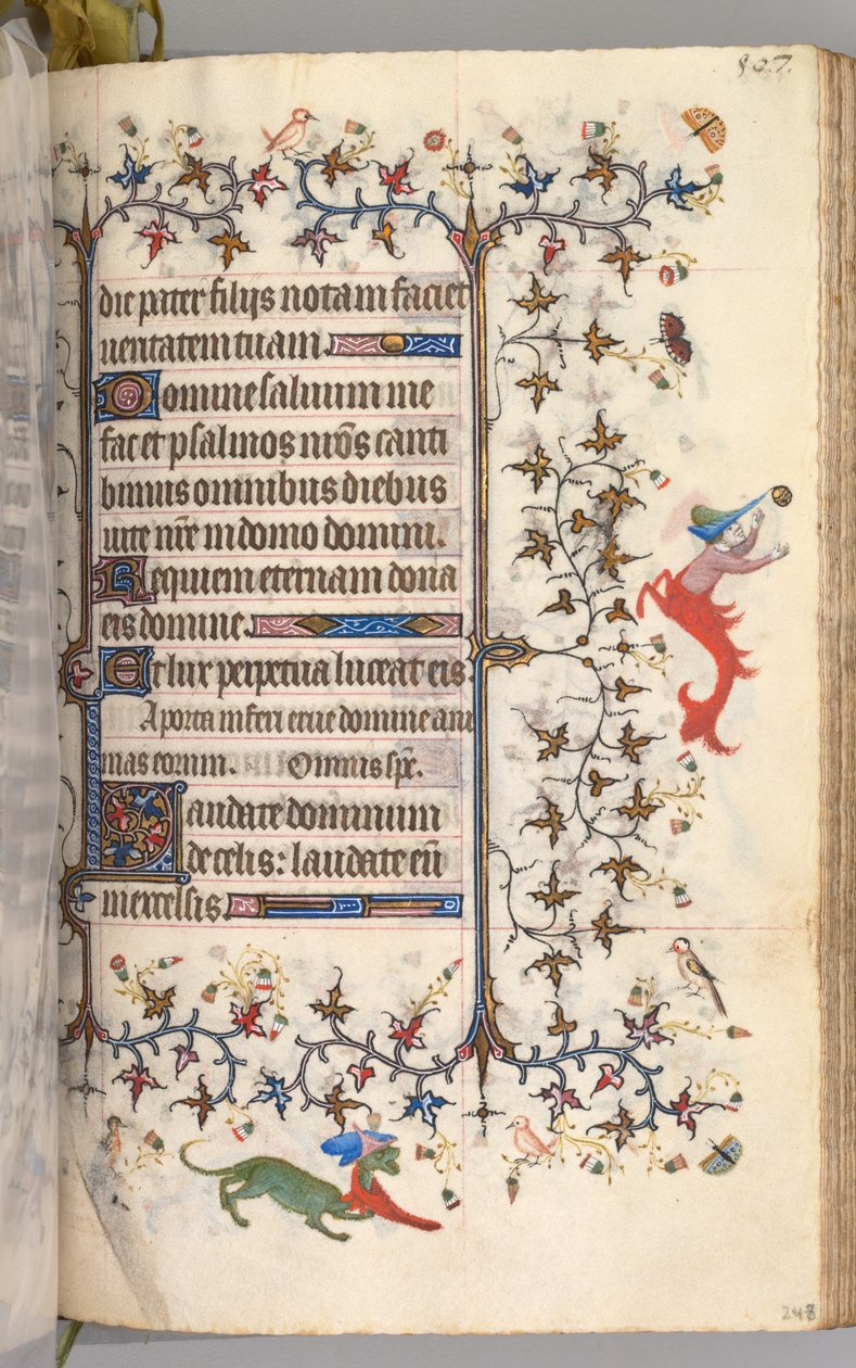 チャールズザノーブル、ナヴァール王1361-1425の時間：fol。 248r、テキスト、c。 1405年。 作： ブリュッセルイニシャルおよびアソシエイツのマスター