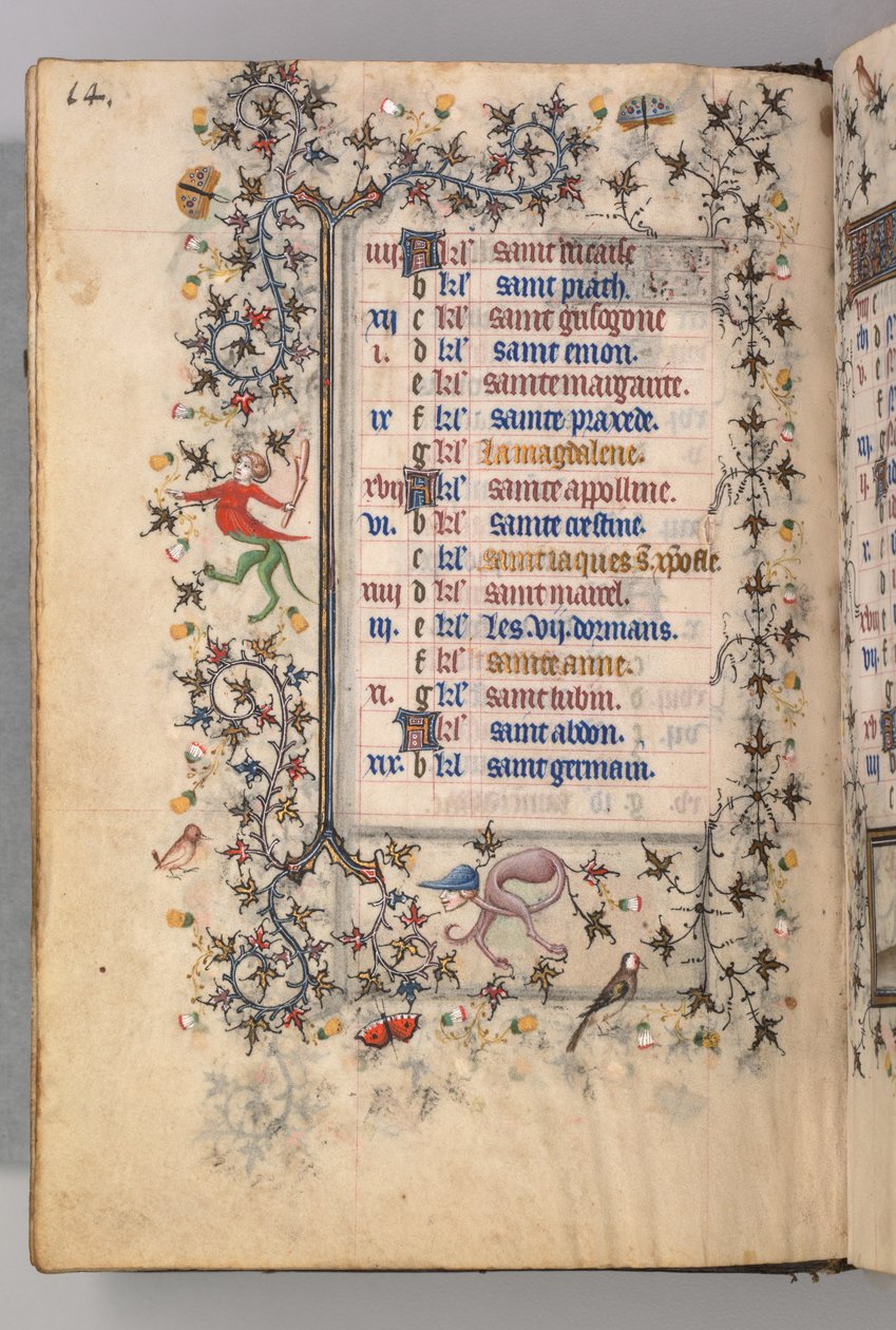 チャールズザノーブル、ナヴァール王1361-1425の時間：fol。 7月、7月、c。 1405年。 作： ブリュッセルイニシャルおよびアソシエイツのマスター