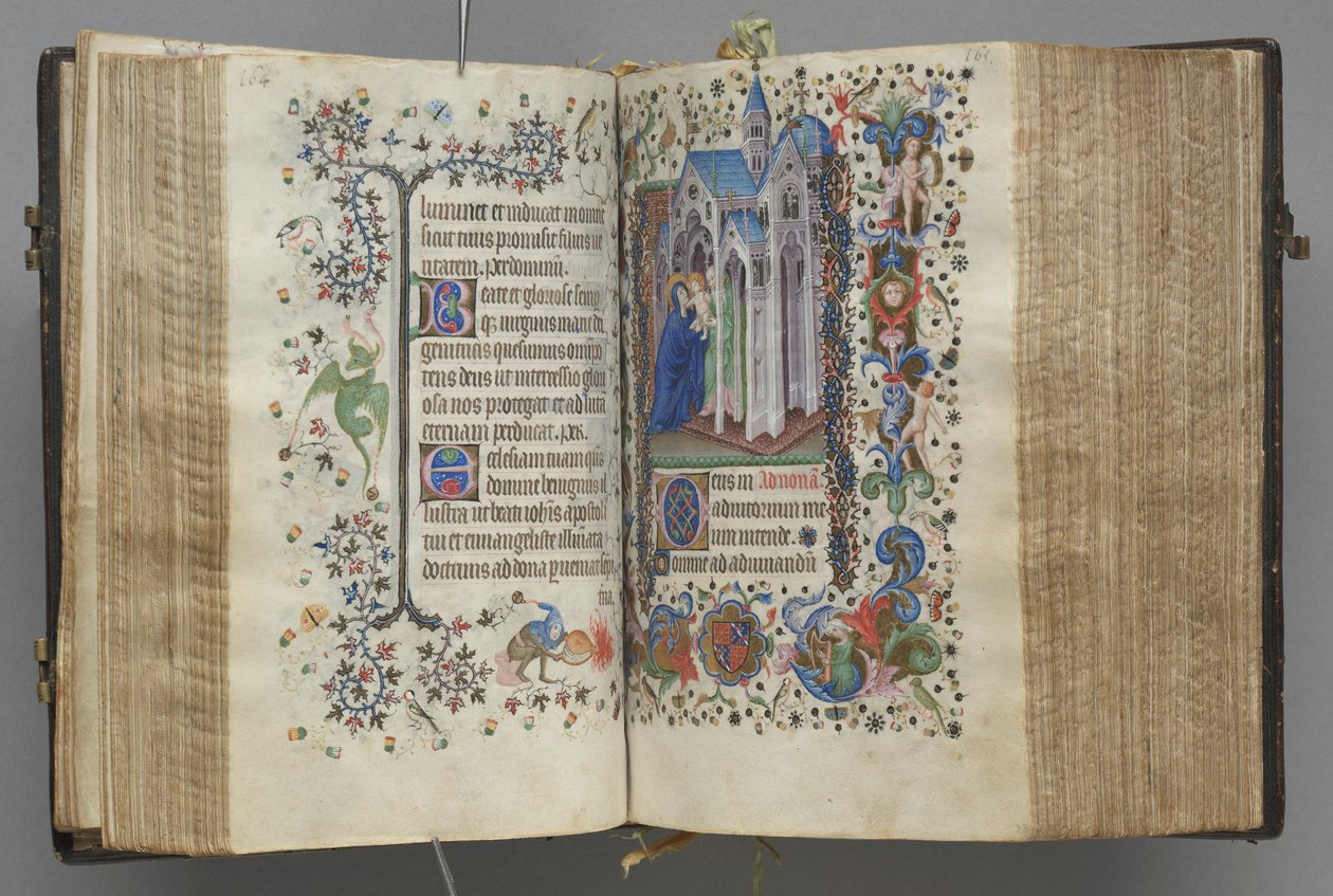 チャールズザノーブル、ナヴァール王1361-1425の時間：fol。 82v、テキスト、c。 1405年。 作： ブリュッセルイニシャルおよびアソシエイツのマスター