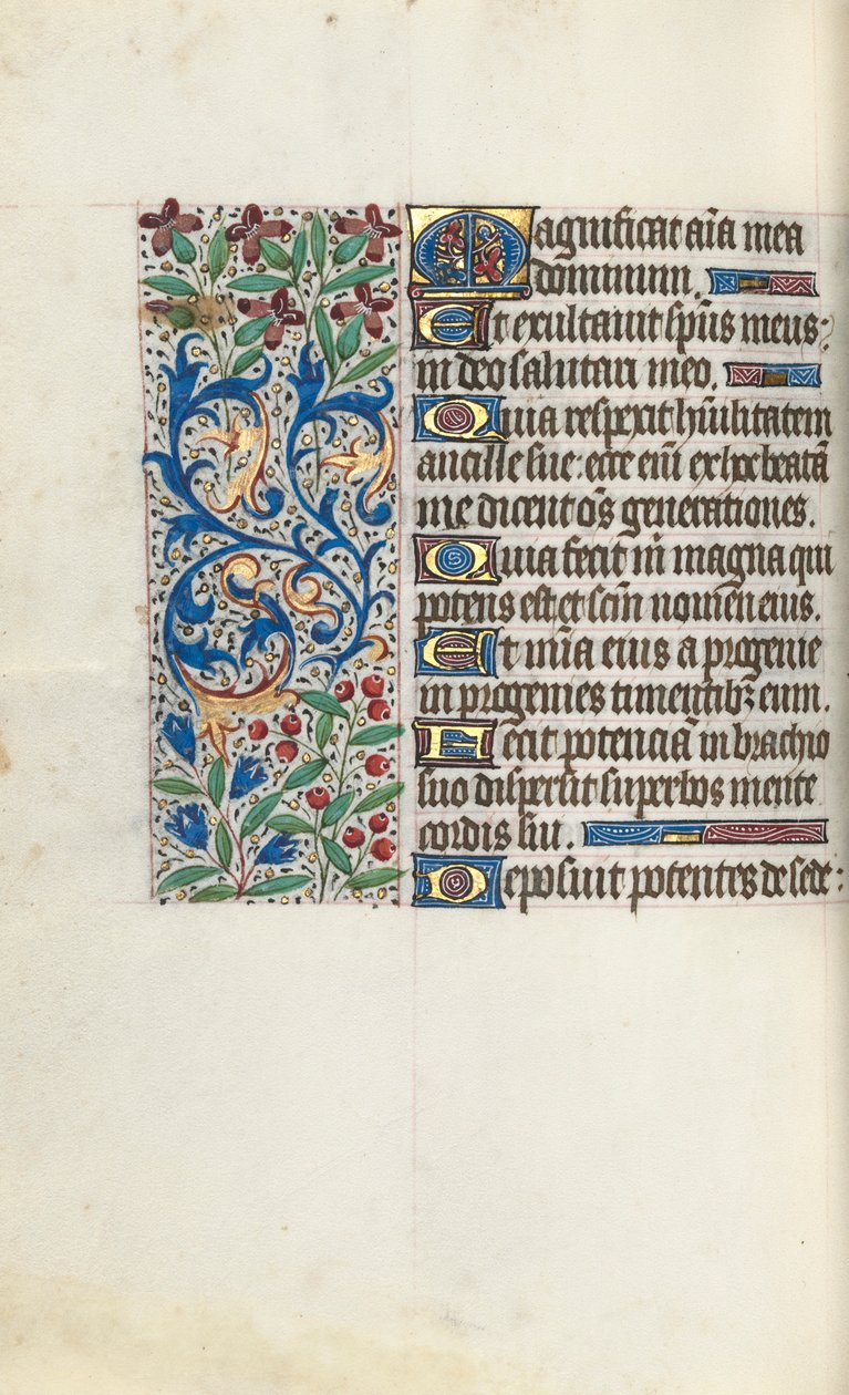 ルーアンの時間使用法：fol。 107v、c。 1470。 作： ジュネーヴ・ラティーニのマスター