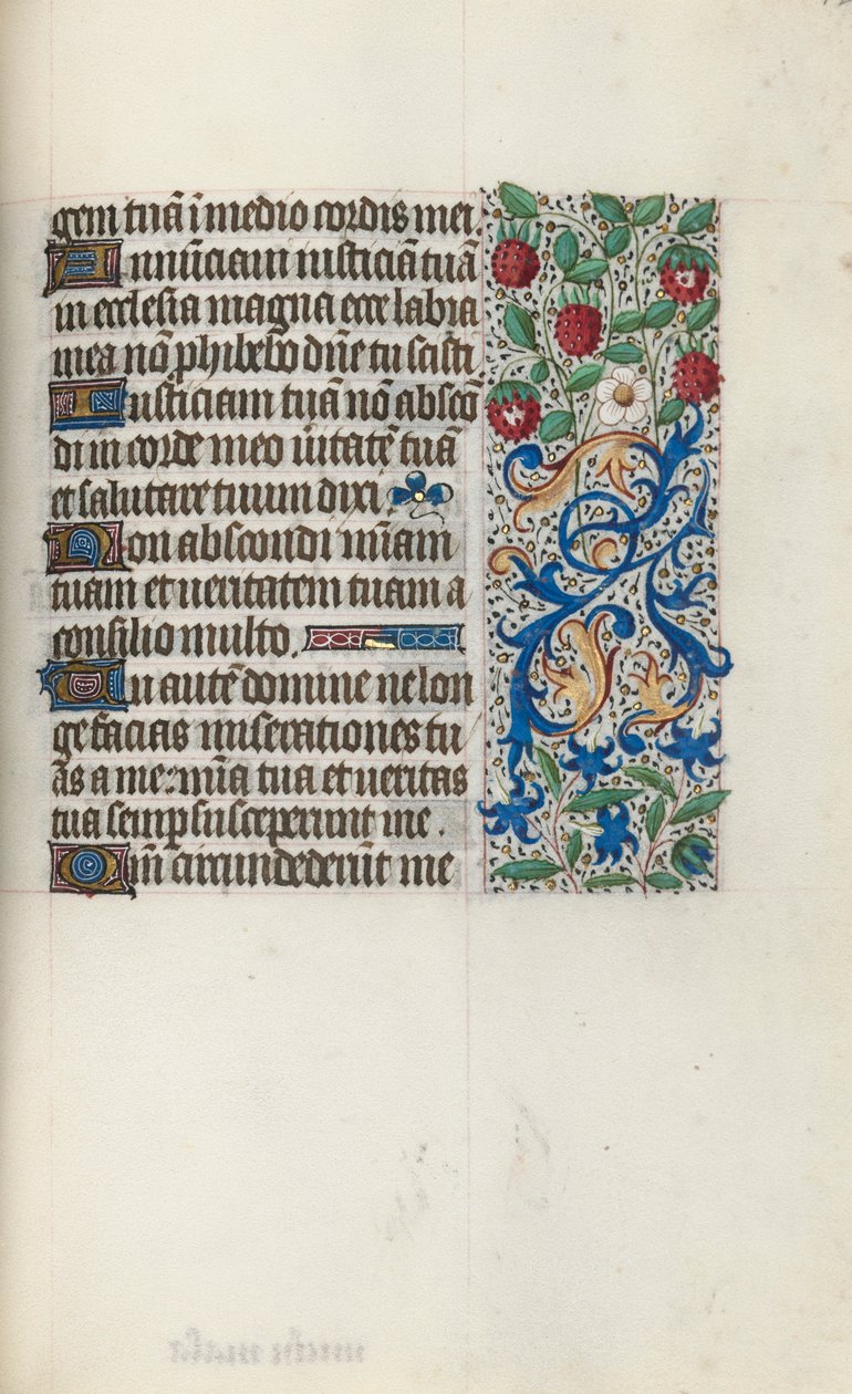 ルーアンの時間使用法：fol。 126r、c。 1470。 作： ジュネーヴ・ラティーニのマスター