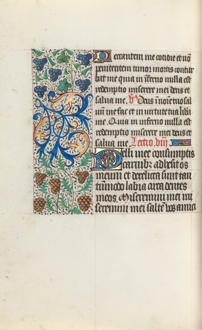 ルーアンの時間使用法：fol。 131v、c。 1470。 作： ジュネーヴ・ラティーニのマスター