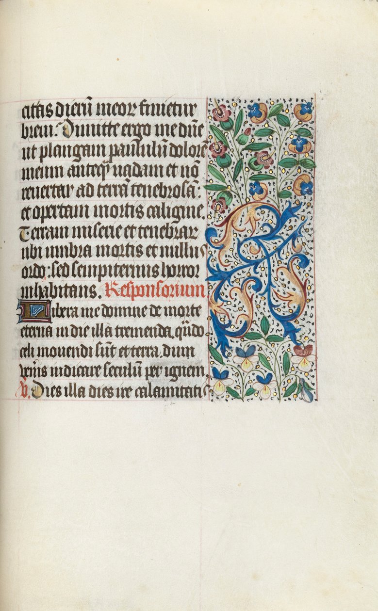 ルーアンの時間使用法：fol。 133r、c。 1470。 作： ジュネーヴ・ラティーニのマスター