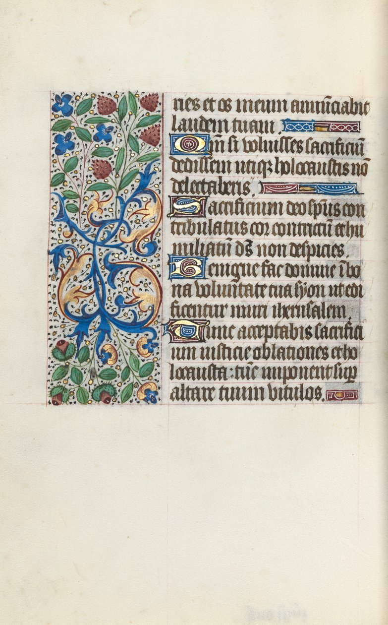ルーアンの時間使用法：fol。 135v、c。 1470。 作： ジュネーヴ・ラティーニのマスター