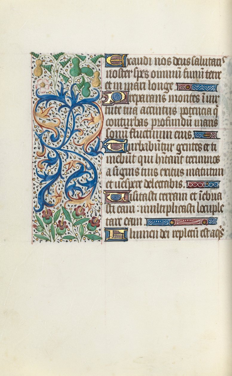 ルーアンの時間使用法：fol。 136v、c。 1470。 作： ジュネーヴ・ラティーニのマスター