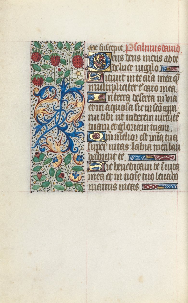 ルーアンの時間使用法：fol。 137v、c。 1470。 作： ジュネーヴ・ラティーニのマスター