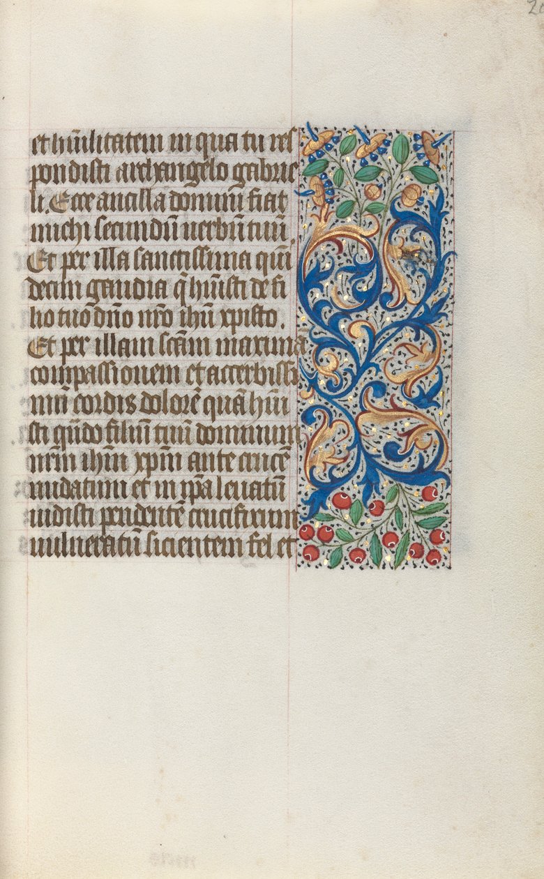 ルーアンの時間使用法：fol。 20r、c。 1470。 作： ジュネーヴ・ラティーニのマスター