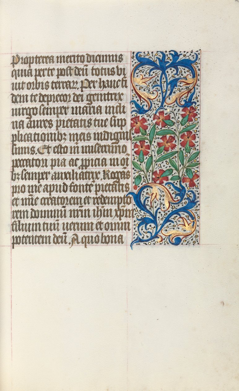 ルーアンの時間使用法：fol。 24r、c。 1470。 作： ジュネーヴ・ラティーニのマスター