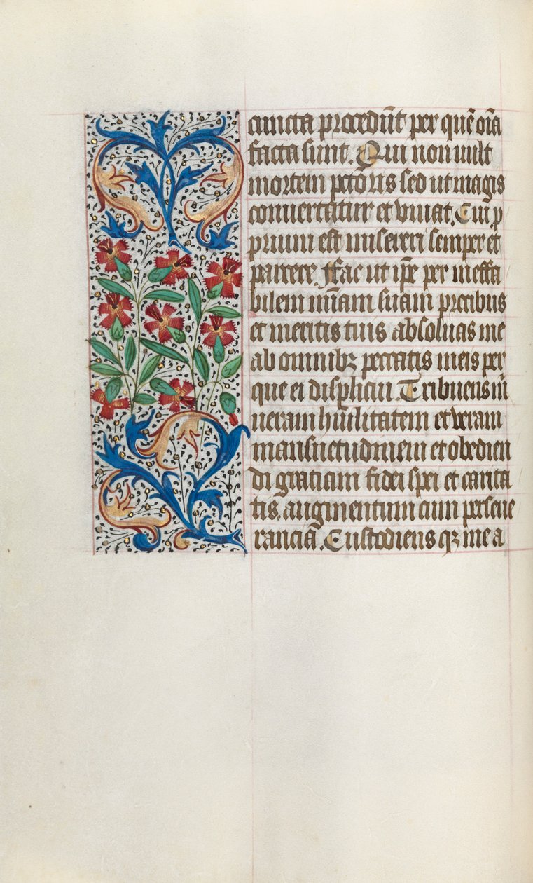 ルーアンの時間使用法：fol。 24v、c。 1470。 作： ジュネーヴ・ラティーニのマスター