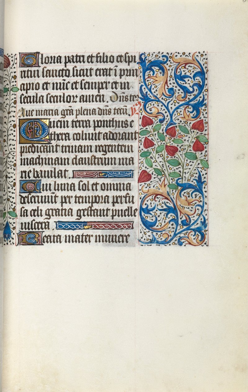 ルーアンの時間使用法：fol。 30r、c。 1470。 作： ジュネーヴ・ラティーニのマスター