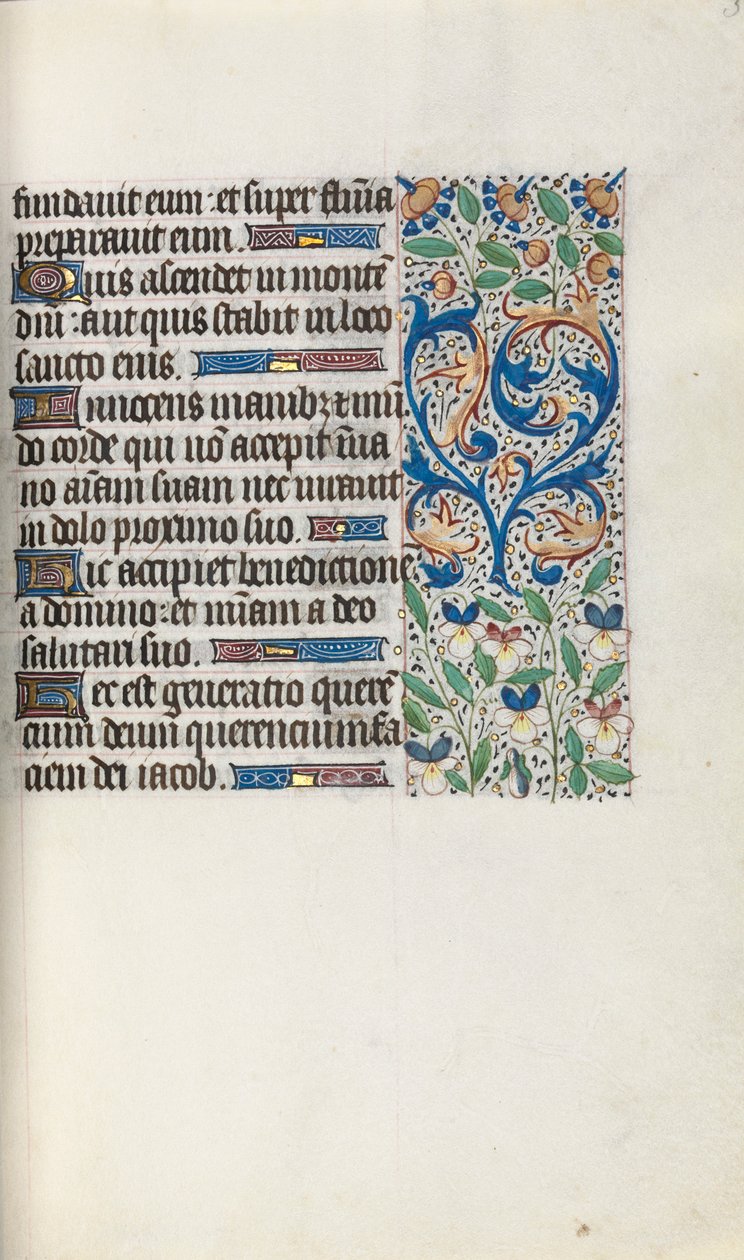 ルーアンの時間使用法：fol。 34r、c。 1470。 作： ジュネーヴ・ラティーニのマスター