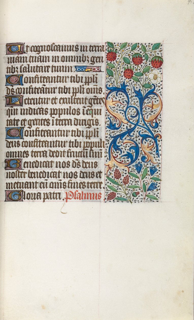 ルーアンの時間使用法：fol。 41r、c。 1470。 作： ジュネーヴ・ラティーニのマスター
