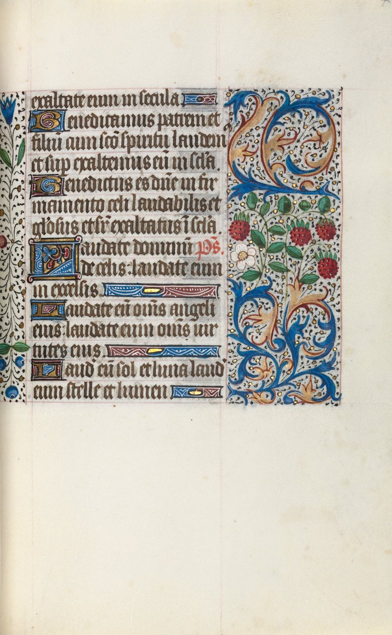 ルーアンの時間使用法：fol。 44r、c。 1470。 作： ジュネーヴ・ラティーニのマスター