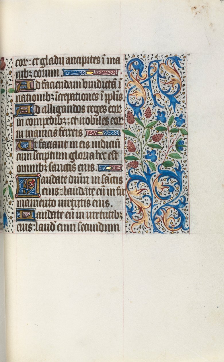 ルーアンの時間使用法：fol。 46r、c。 1470。 作： ジュネーヴ・ラティーニのマスター
