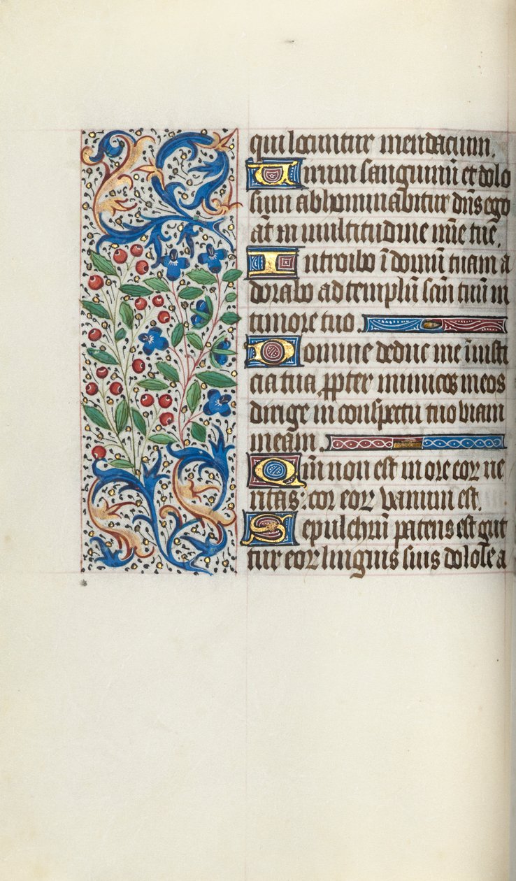 ルーアンの時間使用法：fol。 52v、c。 1470。 作： ジュネーヴ・ラティーニのマスター
