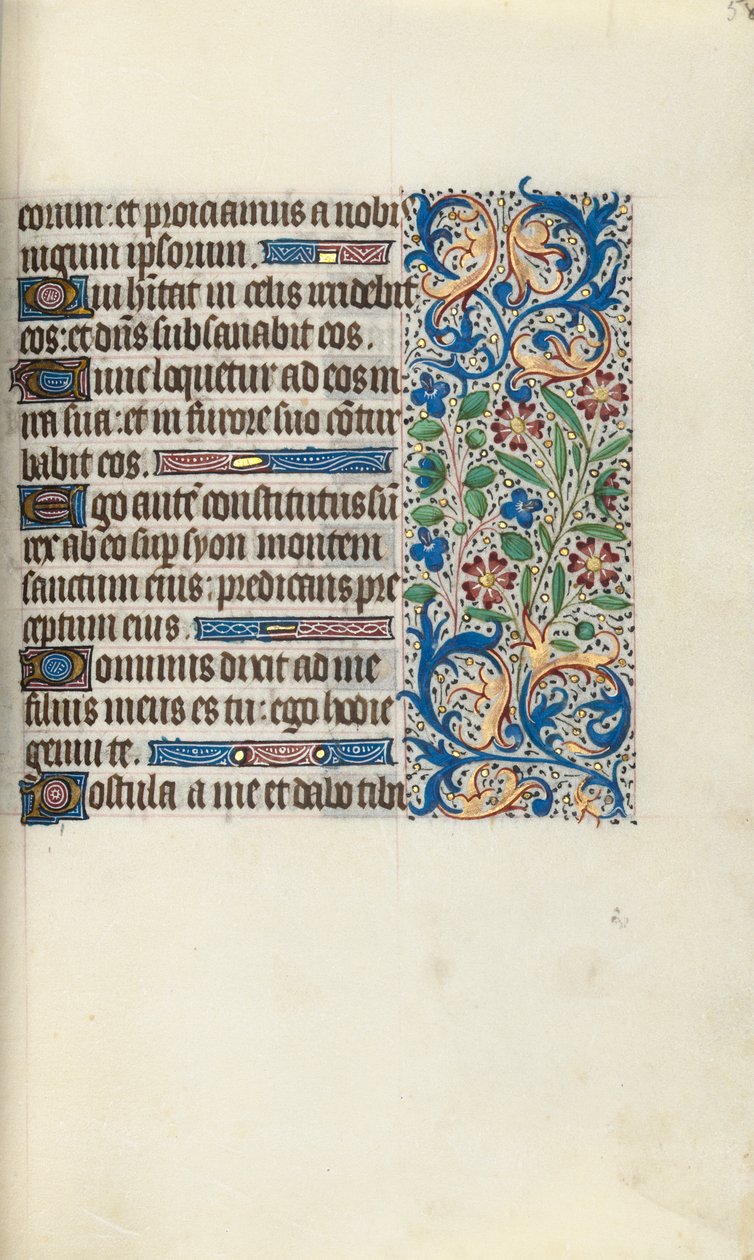 ルーアンの時間使用法：fol。 58r、c。 1470。 作： ジュネーヴ・ラティーニのマスター