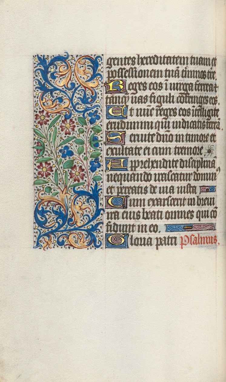 ルーアンの時間使用法：fol。 58v、c。 1470。 作： ジュネーヴ・ラティーニのマスター